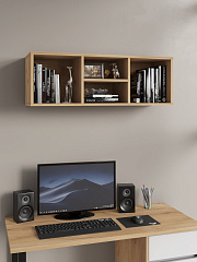 Полка П-02 дуб крафт золотой