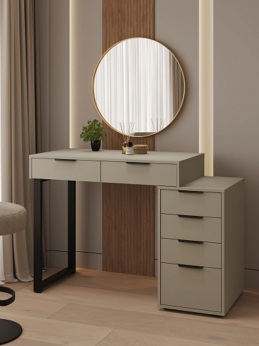 Стол Оптима ОП-18 глиняный серый/риолит