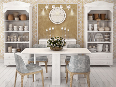 Шкаф-пенал открытый Ассоль АС-3 белое дерево