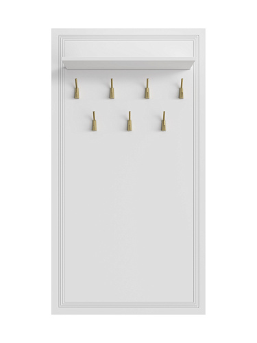 Вешалка Оливия ОЛ-15 (700х1300) белый бриллиант/бланж