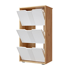 Тумба Эмилия ЭЛ-43 дуб крафт золотой/меренга