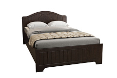 Кровать «Монблан» МБ-601К (2000х1200) венге/орех шоколадный