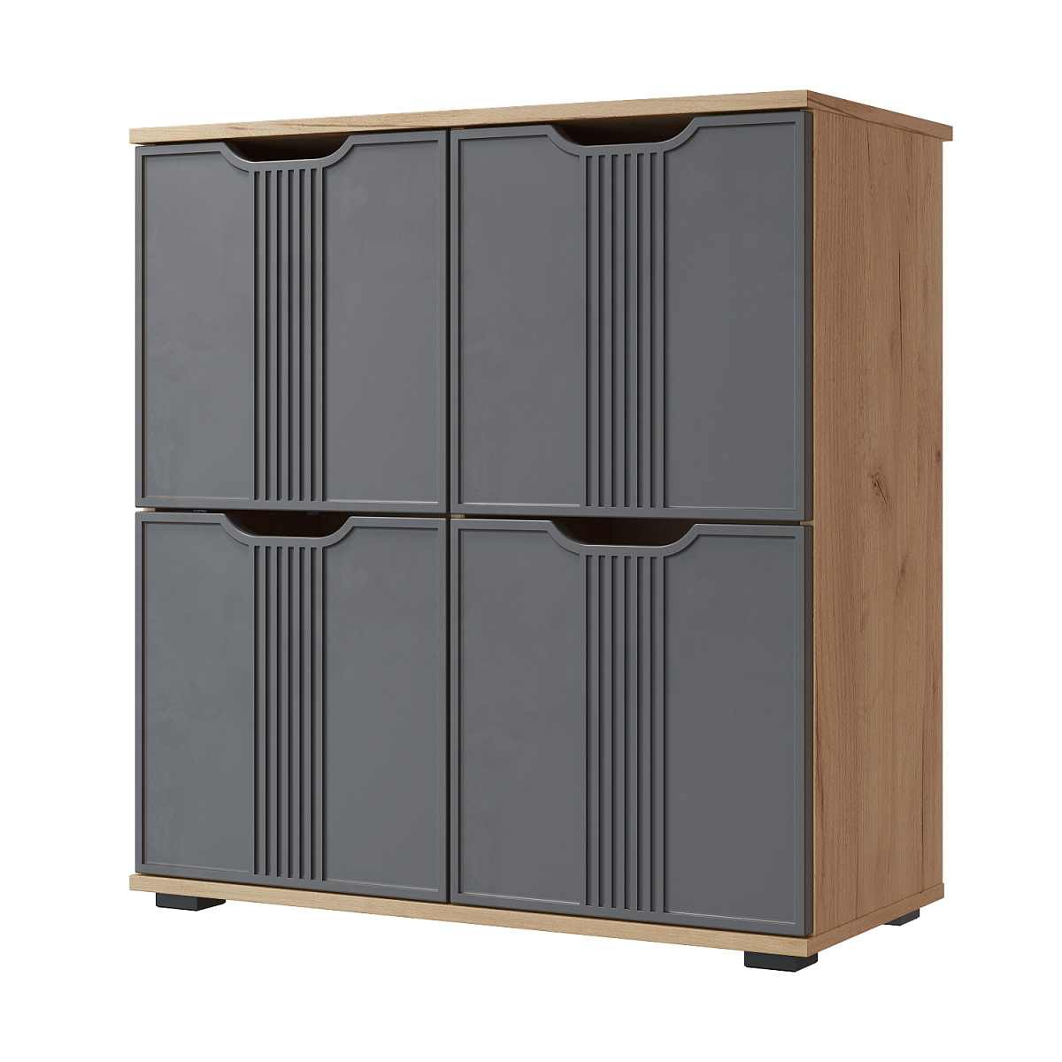 Тумба Эмилия ЭЛ-45 дуб крафт золотой/графит