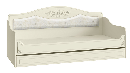 Кровать Ассоль плюс АС-47 (2000х900) ваниль