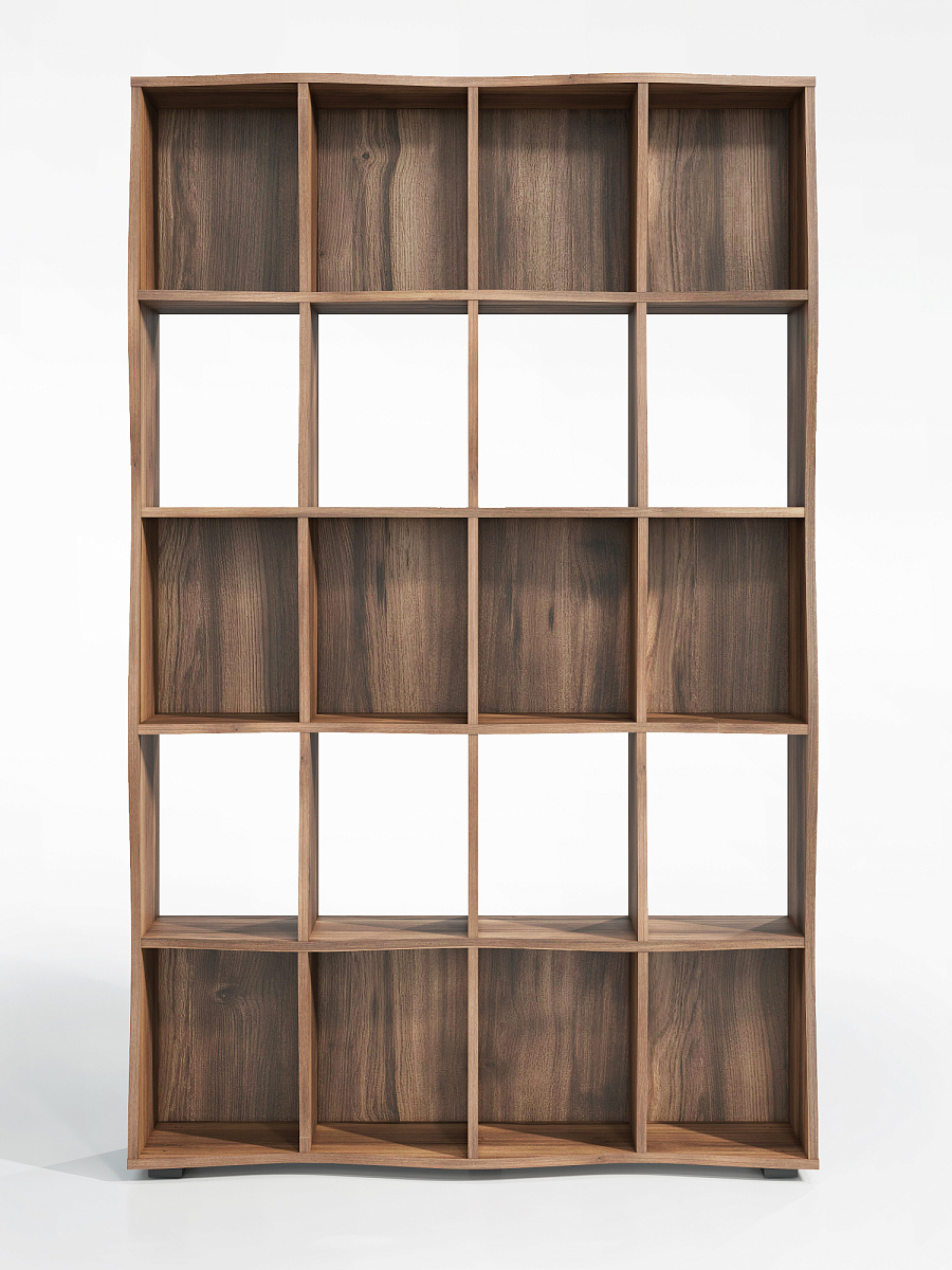 Стеллаж Контемпо КТ-01 дуб барокко янтарный