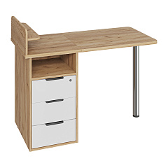 Стол С-405 дуб крафт золотой/меренга