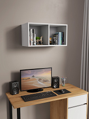 Полка П-01 белый структурный