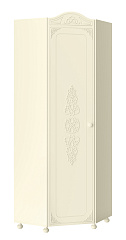 Шкаф угловой Ассоль плюс АС-521К (левый с короной) ваниль