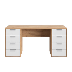 Стол С-403 дуб крафт золотой/меренга (1600х550)