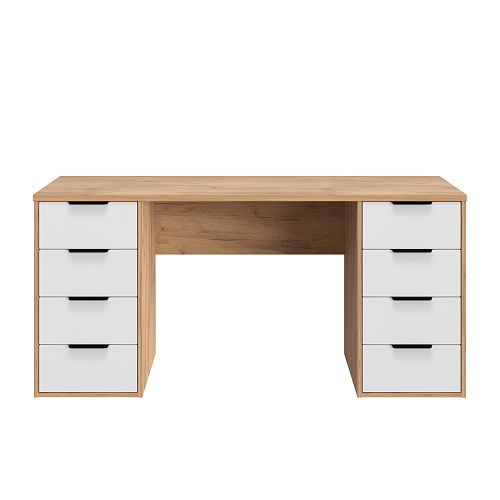 Стол С-403 дуб крафт золотой/меренга (1600х550)