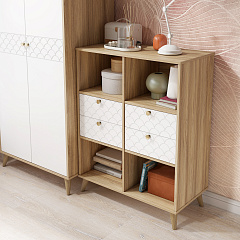 Тумба Велламо ВО-04 блэквуд ячменный/бланж