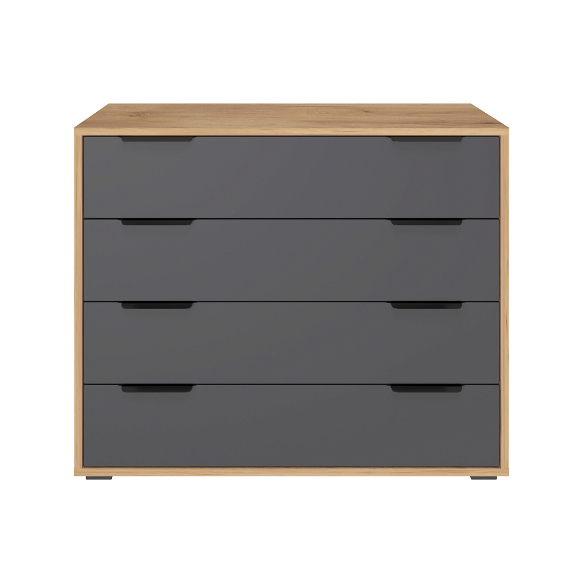 Комод Оптима ОП-04 дуб крафт золотой/графит