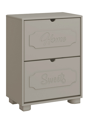 Тумба для обуви ДримСтар ДС-22 глиняный серый/риолит