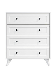 Комод Вильям ВМ-12 белый бриллиант/бланж