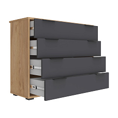 Комод Оптима ОП-04 дуб крафт золотой/графит