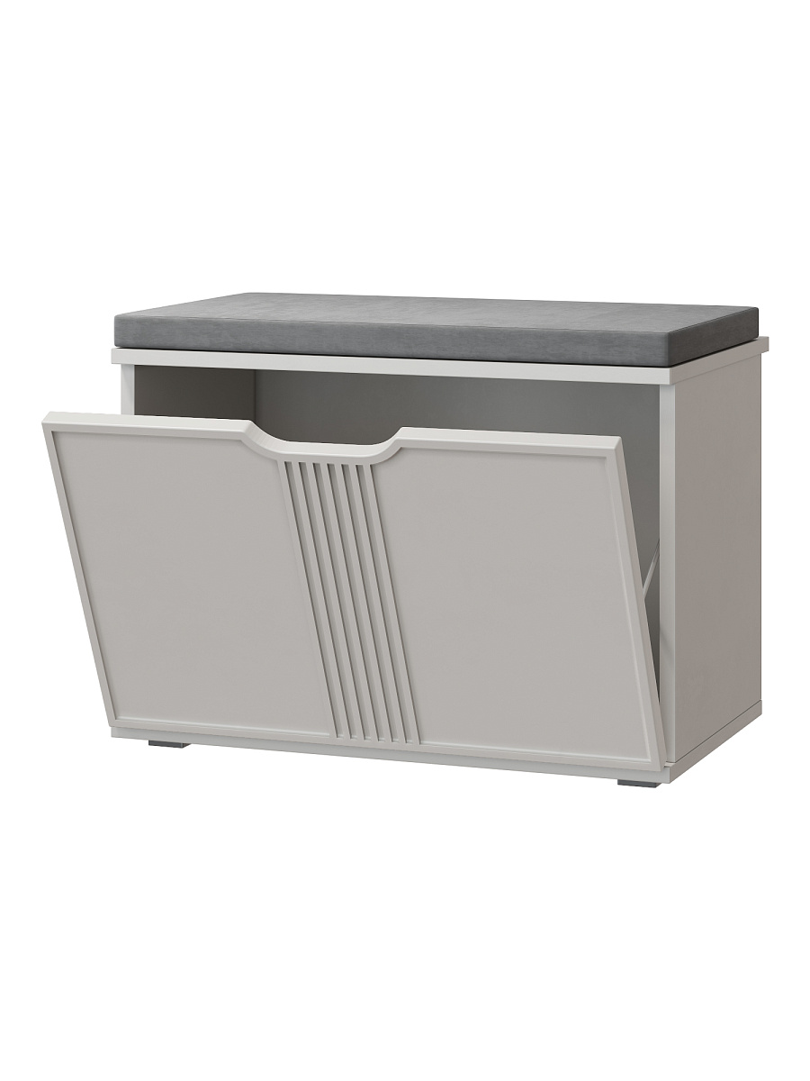 Тумба Эмилия ЭЛ-4К (с подушкой) кашемир/шарли керамика