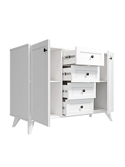 Комод Вильям ВМ-13 белый бриллиант/бланж