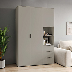 Пенал Оптима ОП-03 глиняный серый/риолит