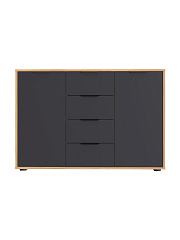 Комод Оптима ОП-17 дуб крафт золотой/графит