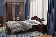 Шкаф «Монблан» МБ-25К комбинированный венге/орех шоколадный