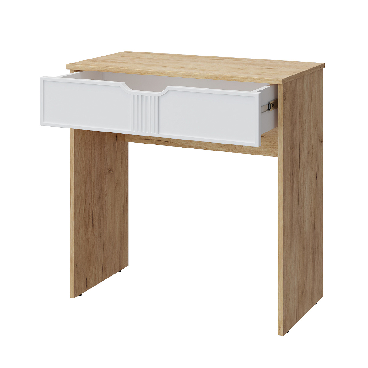 Стол туалетный ЭЛ-36 дуб крафт золотой/меренга