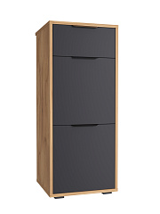 Тумба Оптима ОП-08 дуб крафт золотой/графит