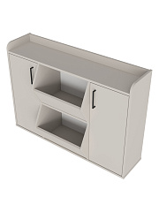 Тумба Т-14 глиняный серый