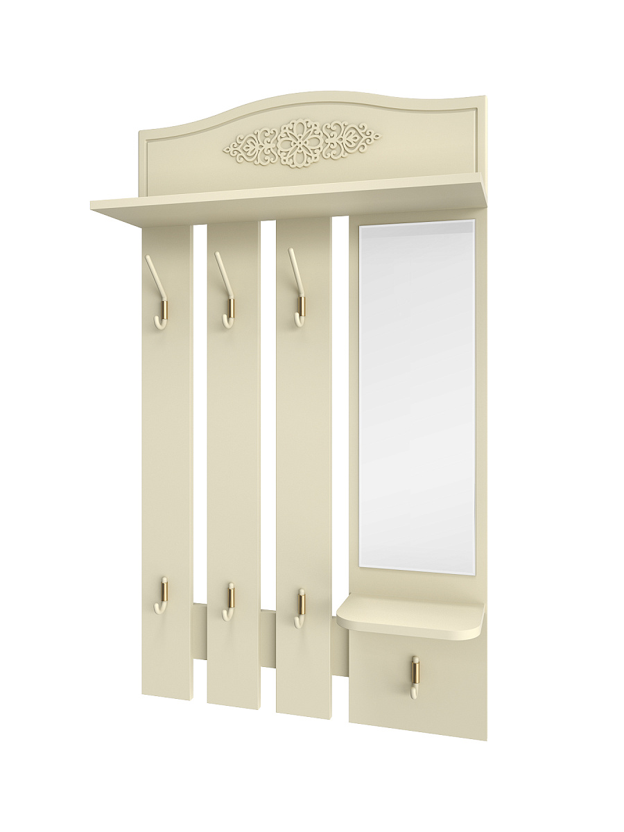 Вешалка Ассоль плюс АС-76 ваниль