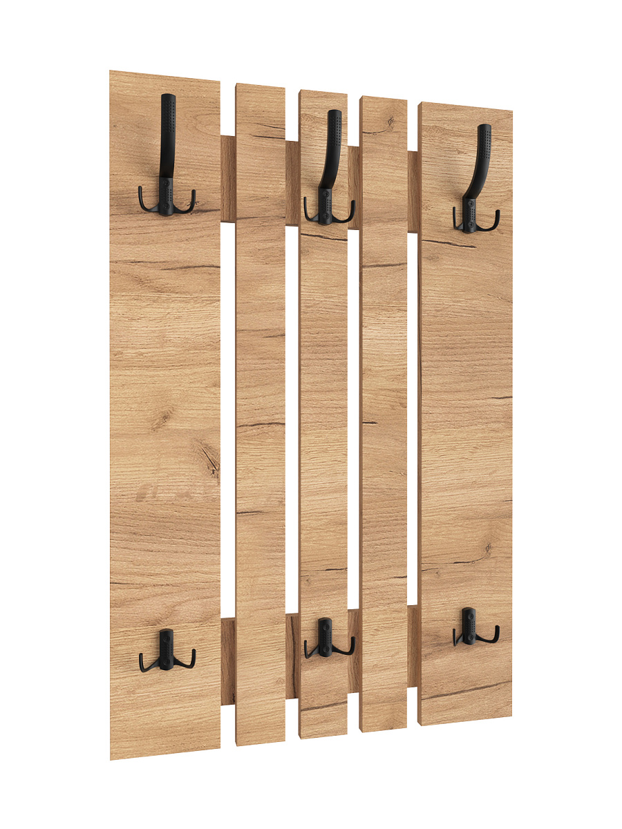 Вешалка ВН-11 дуб крафт золотой (600*930)