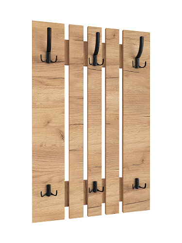 Вешалка ВН-11 дуб крафт золотой (600*930)