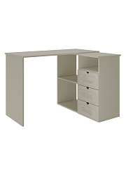 Стол угловой Дримстар ДС-5 глиняный серый/риолит