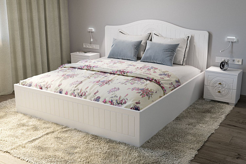 Гарнитур для спальни Монблан МБ-004 белое дерево