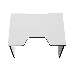 Геймерский стол С-241 белый/черный (1100х750)