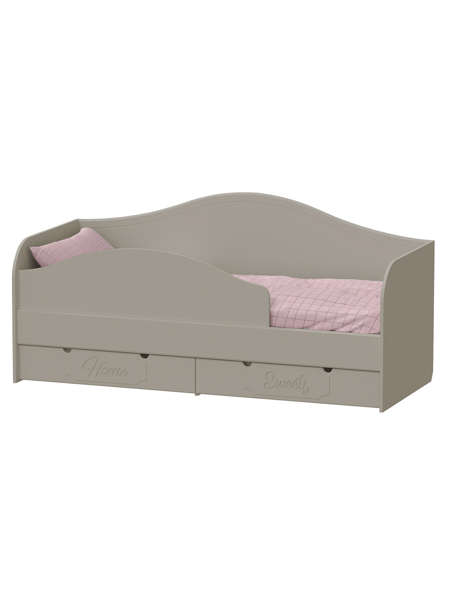 Кровать ДримСтар ДС-51 (800х2000) глиняный серый/риолит