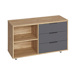 Тумба К-50 дуб крафт золотой/графит