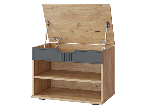 Тумба Эмилия ЭЛ-44 дуб крафт золотой/графит