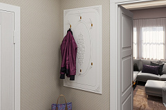 Вешалка Ассоль АС-22 белое дерево