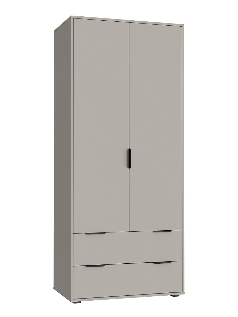 Шкаф платяной Оптима ОП-25 глиняный серый/риолит