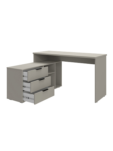 Стол угловой Оптима ОП-21 глиняный серый/риолит