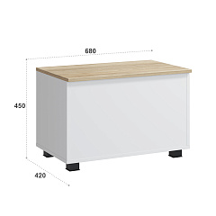 Ящик Скайлайт СЛ-60 блэквуд ячменный/белый