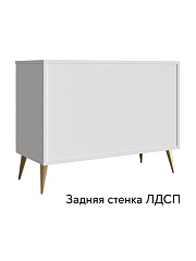 Тумба Оливия ОЛ-25 белый бриллиант/бланж