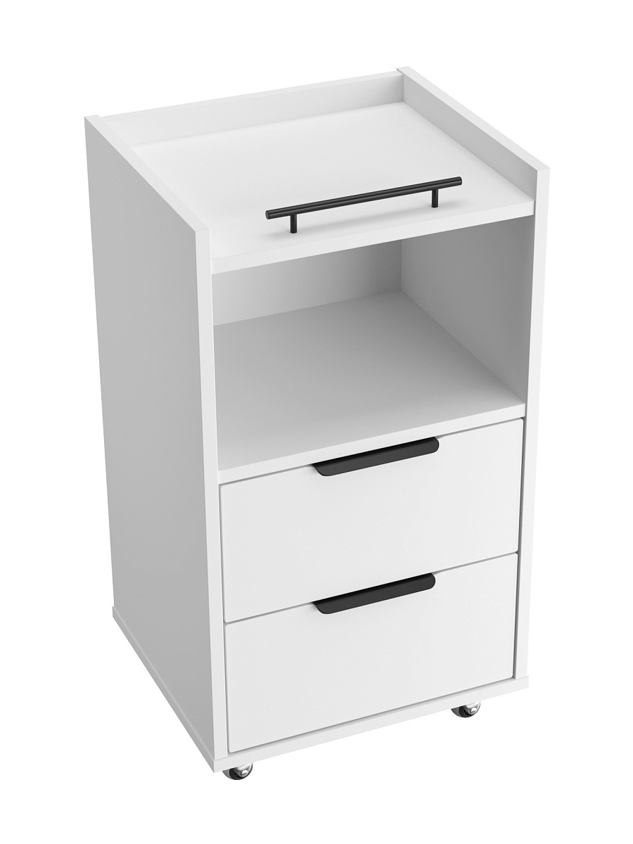 Тумба К-30 белый структурный/меренга