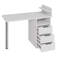 Стол С-405 белый структурный/меренга 