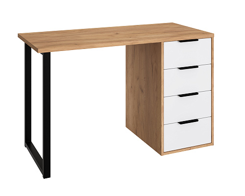 Стол С-400 дуб крафт золотой/меренга