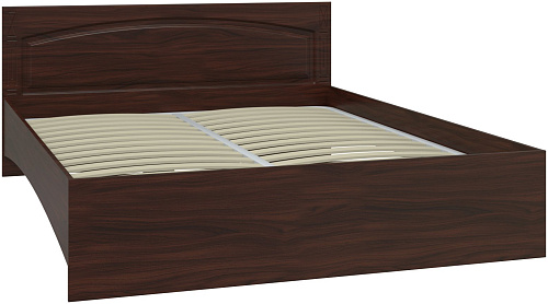 Кровать Элизабет ЭМ-14 (2000x1600) орех темный