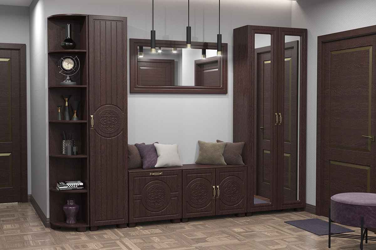 Тумба «Монблан» МБ-30К венге/орех шоколадный