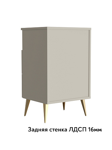 Тумба прикроватная Оливия ОЛ-06 глиняный серый/риолит