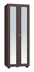 Шкаф с зеркалом «Монблан» МБ-26К венге/орех шоколадный