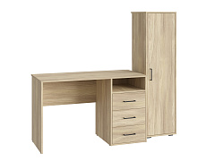 Комплект мебели Оскар ОС-20+ОС-01 блэквуд ячменный