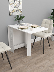 Стол раскладной СМ-4 белое дерево